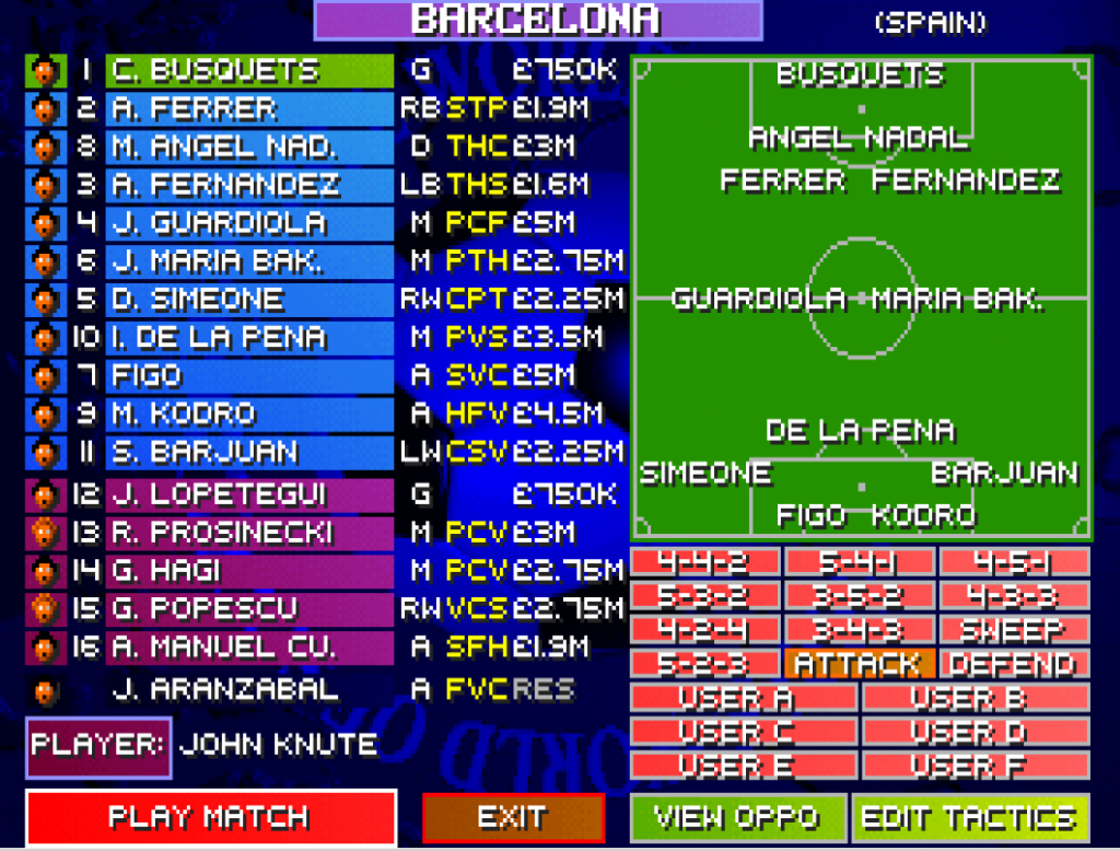 Sensible World of Soccer ECE