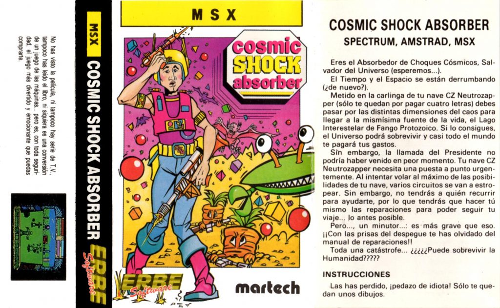 Era tan mierda el juego que en la pantallita inferior en la que nos fijábamos para evaluar los gráficos, dejaron la versión de Spectrum para todos los formatos. Total, para qué.