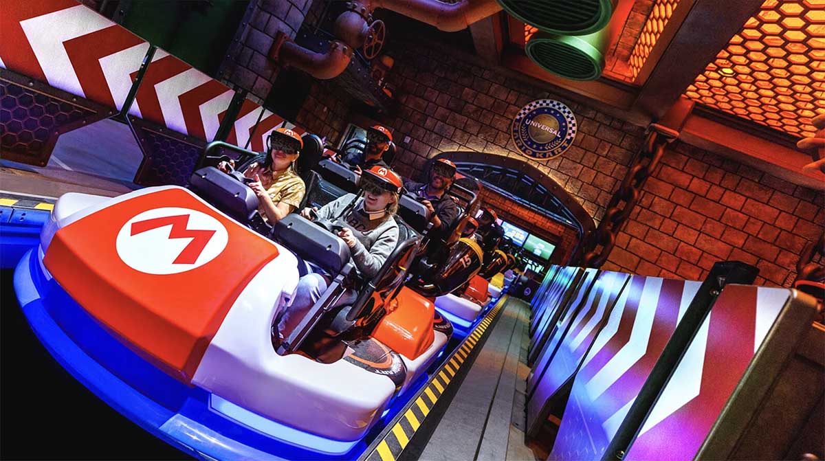 FLASHNOTE: la atracción de Mario Kart en el nuevo Super Nintendo World no admite gordos