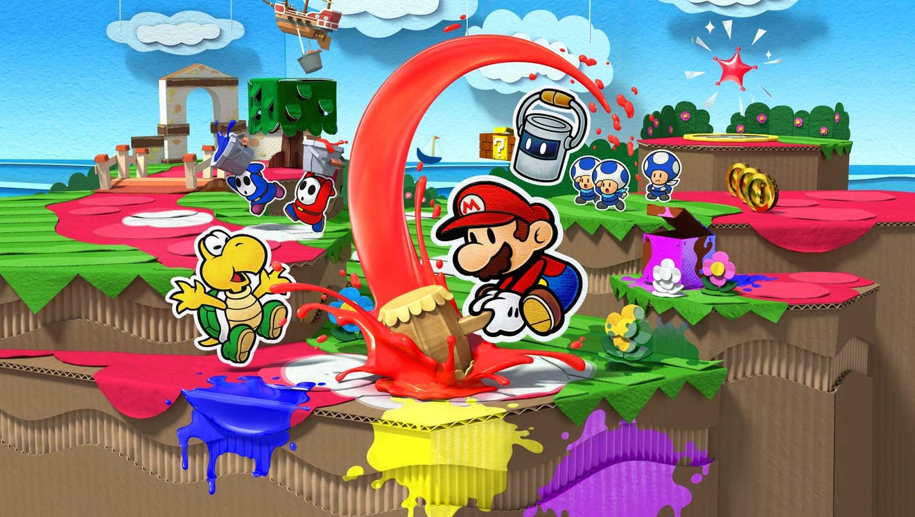Imagen destacada del artículo: Paper Mario: Color Splash