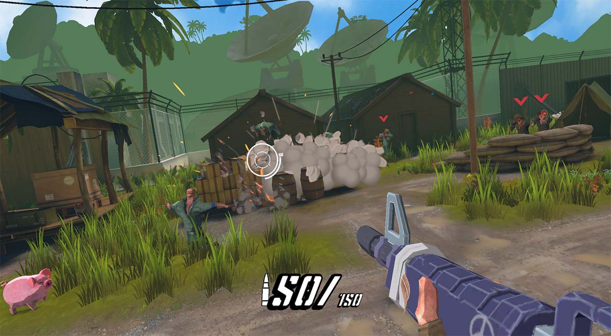 El juego es más cartoon ahora, pero esto te das cuenta cuando ves las imágenes, no cuando das tiros.
