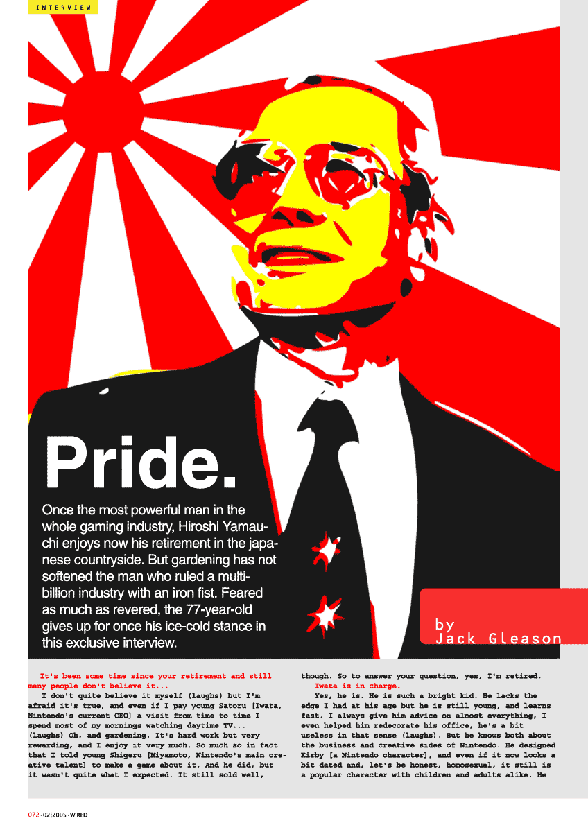Imagen del artículo: 20 años de la entrevista a Yamauchi en Wired