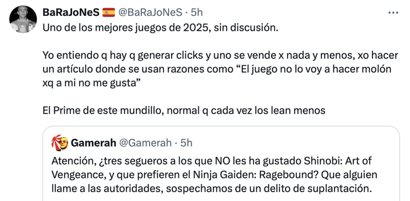 Imagen del artículo: FLASHNOTE: Gamerah vuelve a recibir hatemail