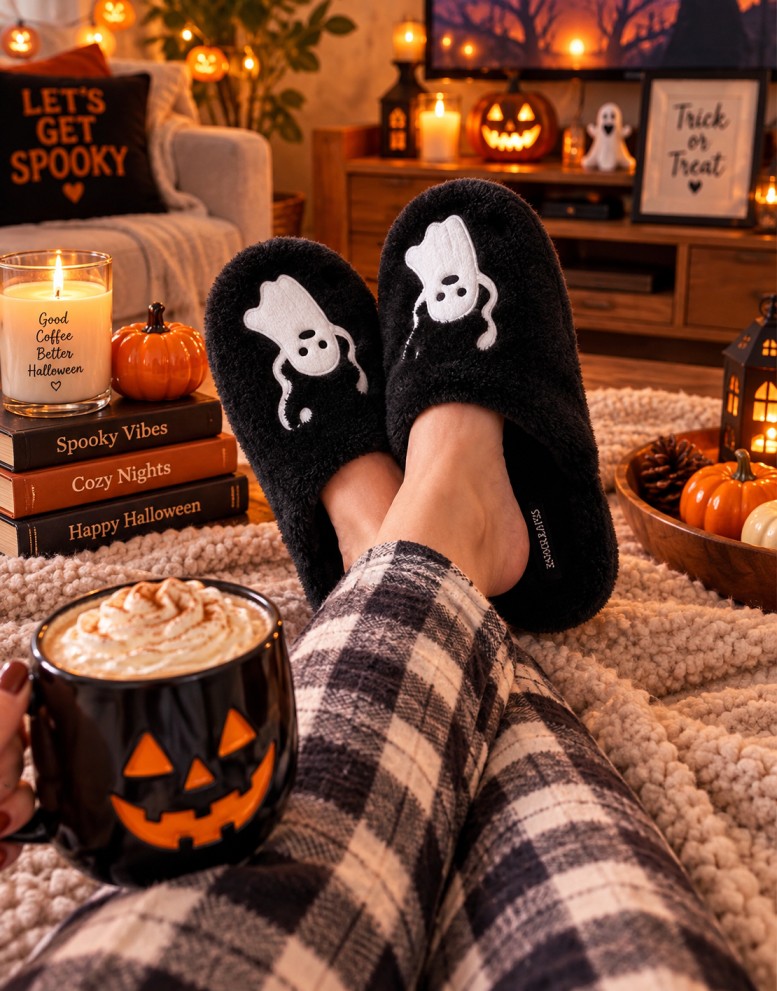 Cozy Fuzzy Bow Slippers