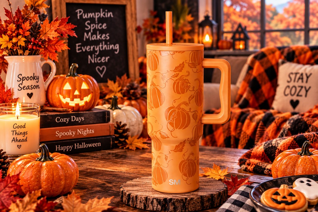 Pumpkin Halloween 40oz Tumbler