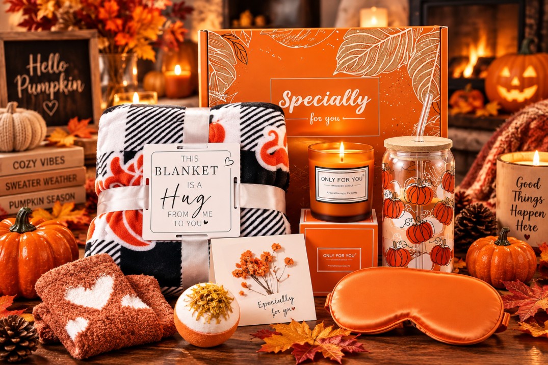 Cozy Pumpkin Self-Care Gift Set