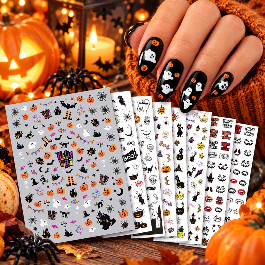 Cute Halloween Nail Art Stickers