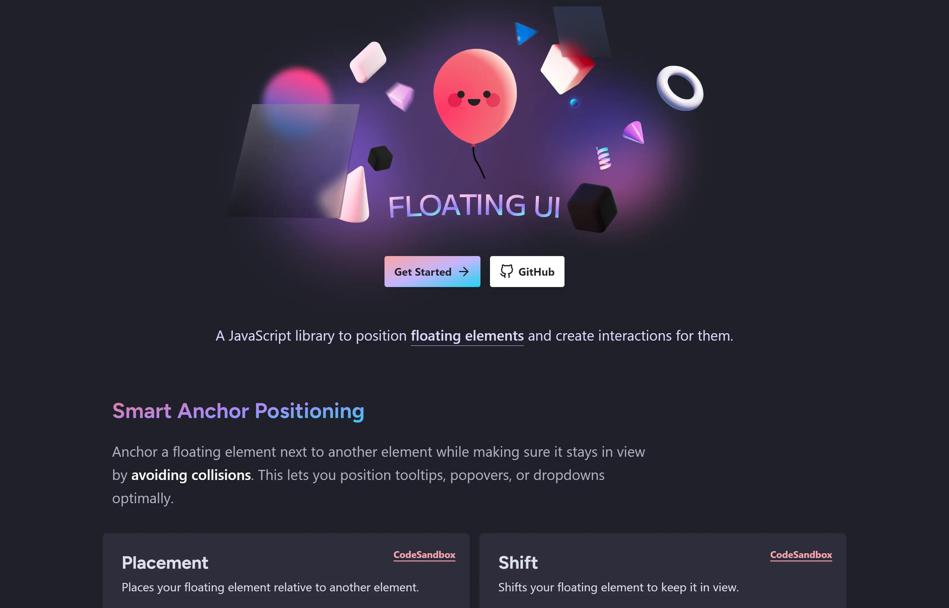 Image live of Floating UI resource