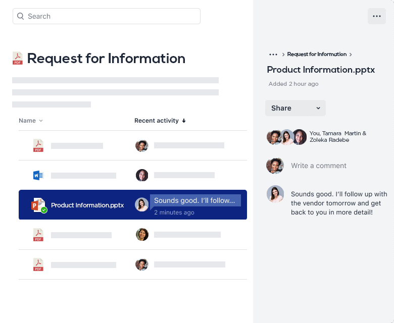 Keep everything organized