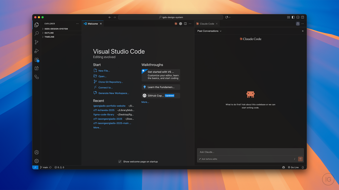 Empty Claude Code Side Panel
