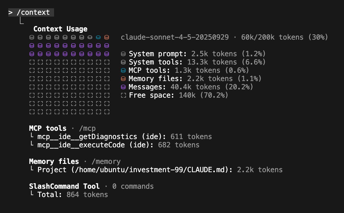 MCP Command List Output