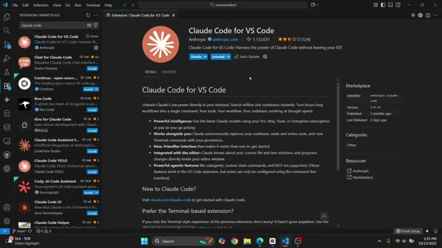 VS Code Extensions Search