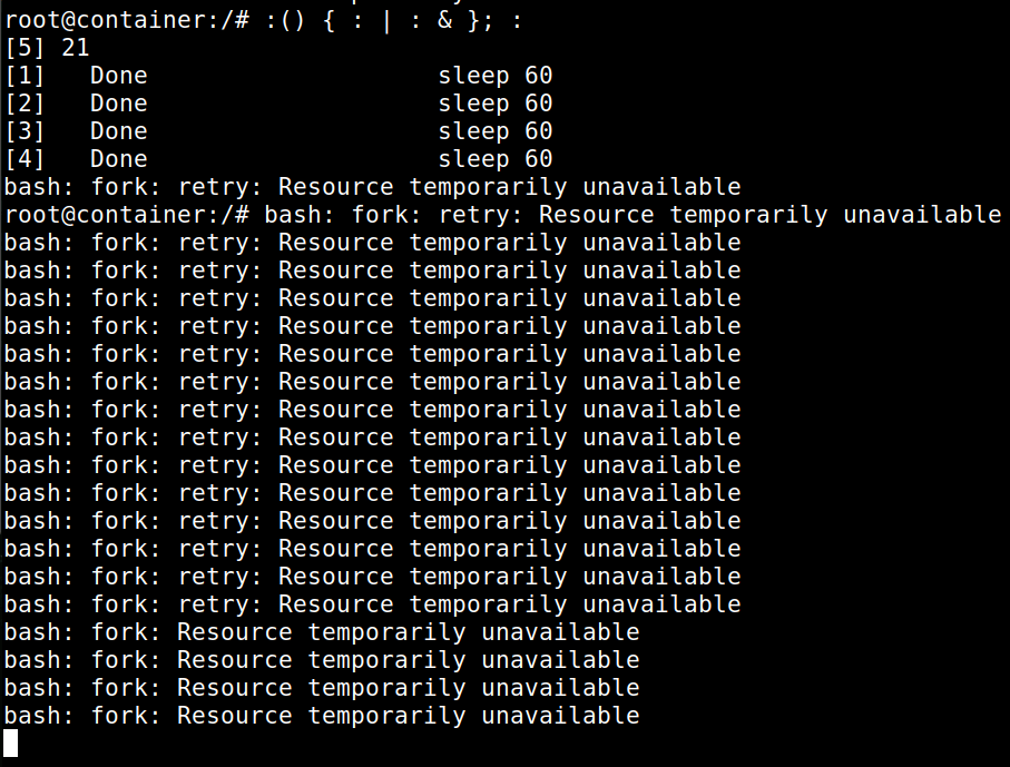 fork bomb