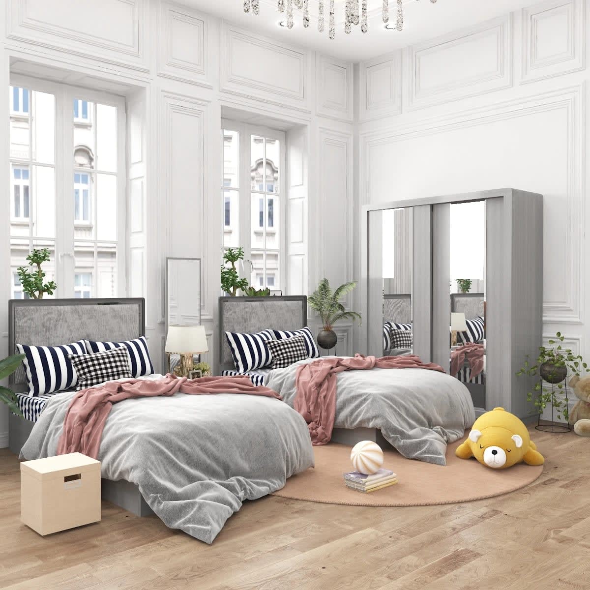 غرفة نوم اطفال باربي