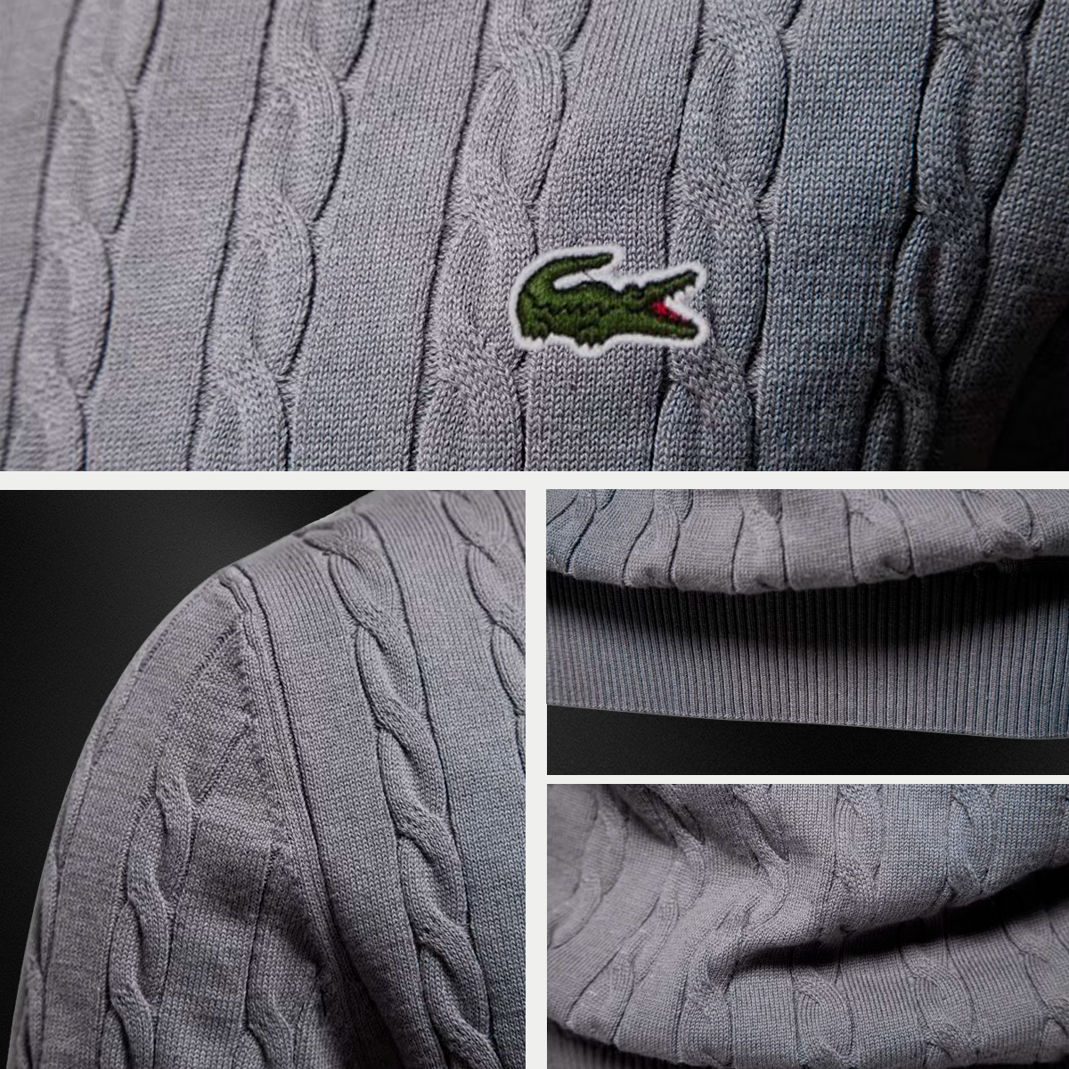 Finiture — primo piano sulla maglia e i dettagli