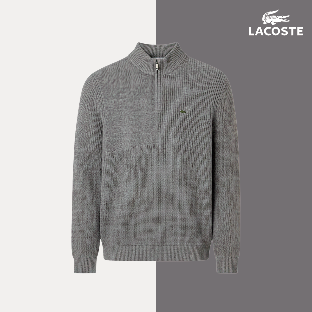 Maglione Verona - Dettaglio zip e colletto