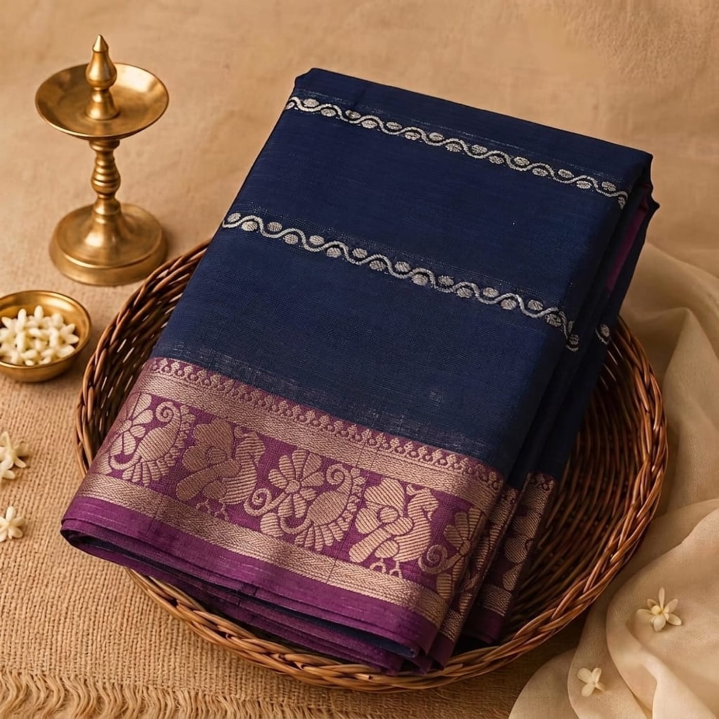 Sungudi Cotton Saree 5 — main product view