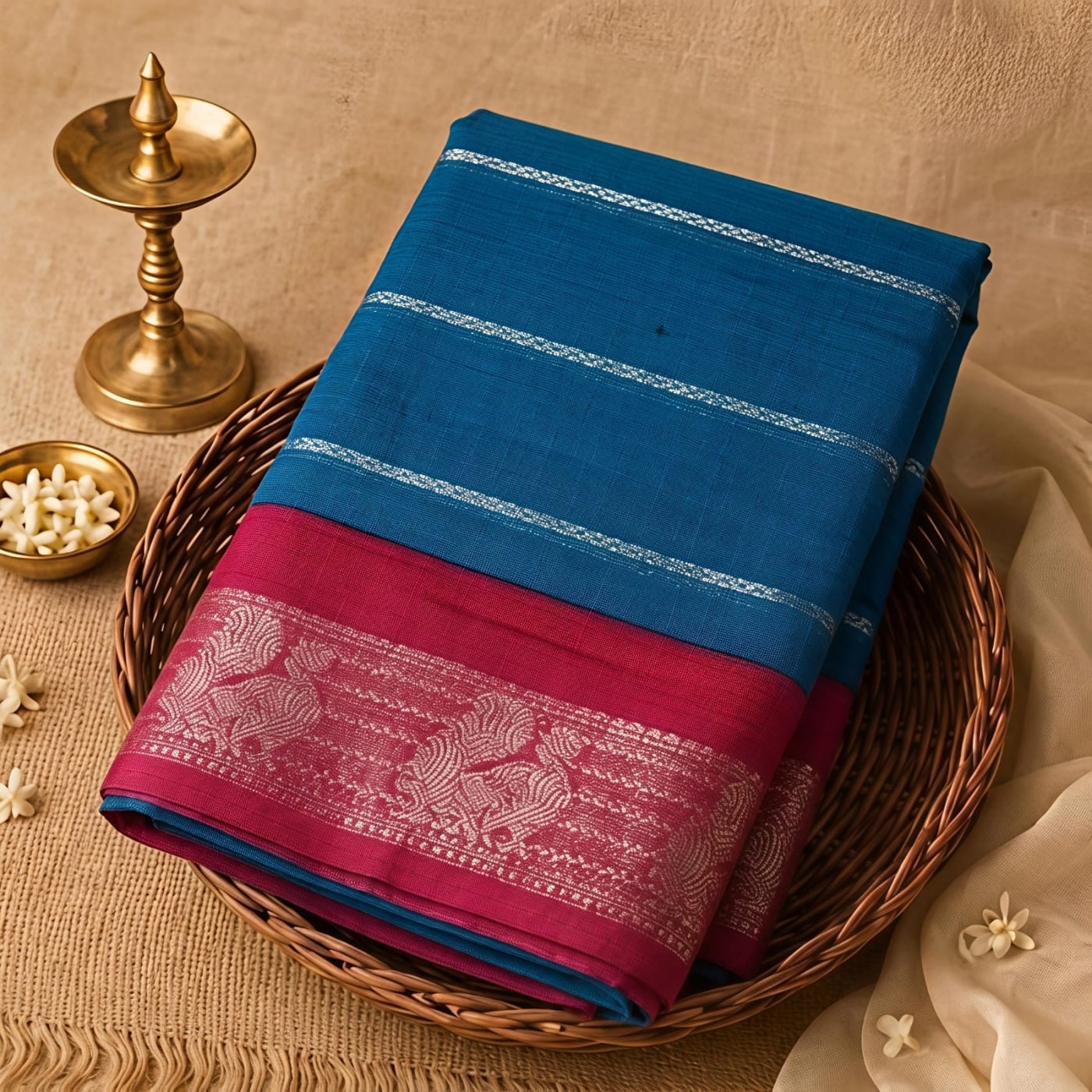 Sungudi Cotton Saree 7 — main product view