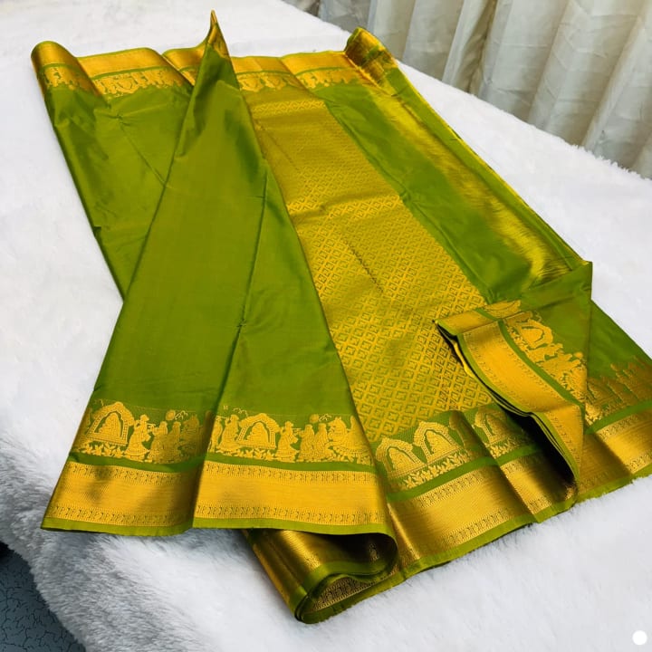 Pallakku  Soft Silk Saree 3 — main product view