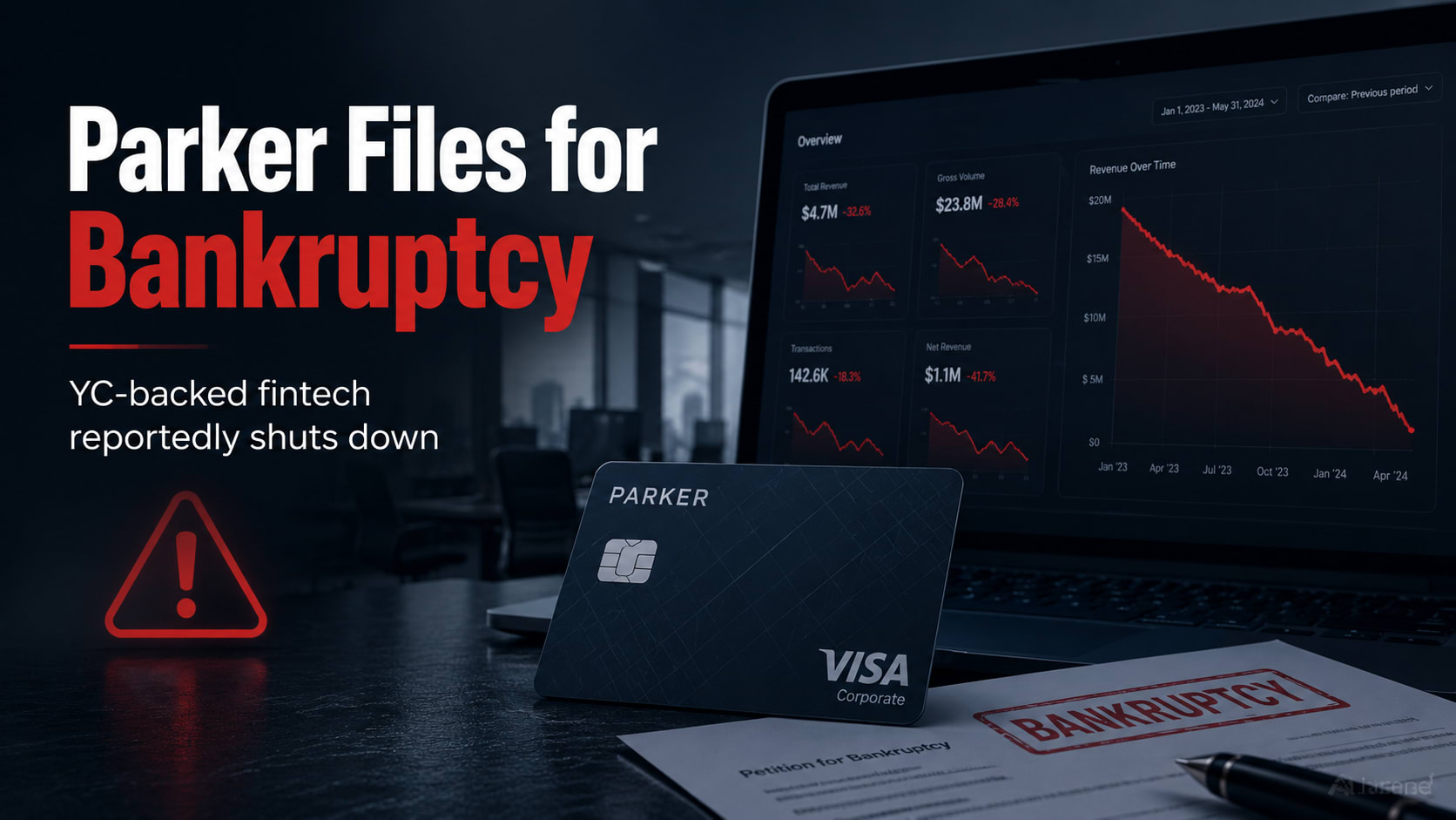 Parker Fintech Files for Bankruptcy After Reported Shutdown
