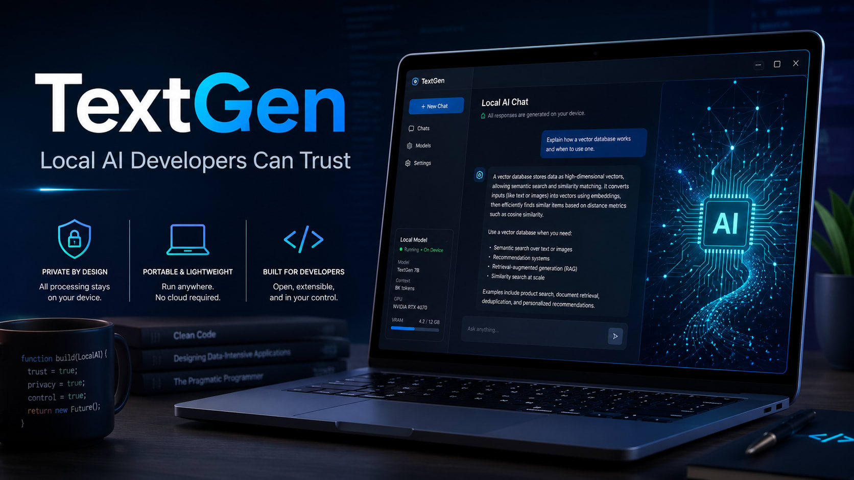 TextGen Turns Local AI Into a Trusted Desktop App