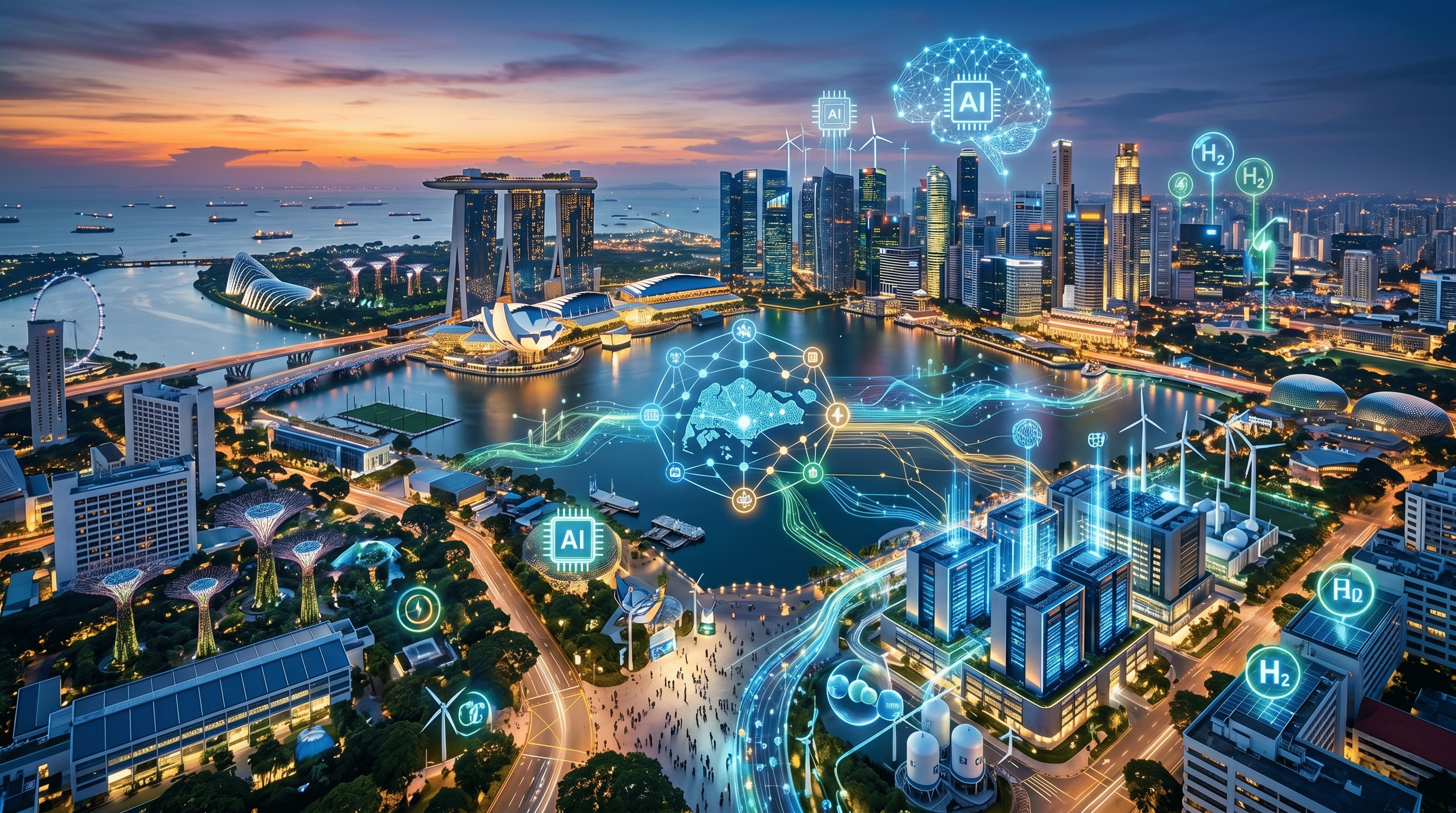 Singapore Plan to Anchor Global AI & Energy Giants