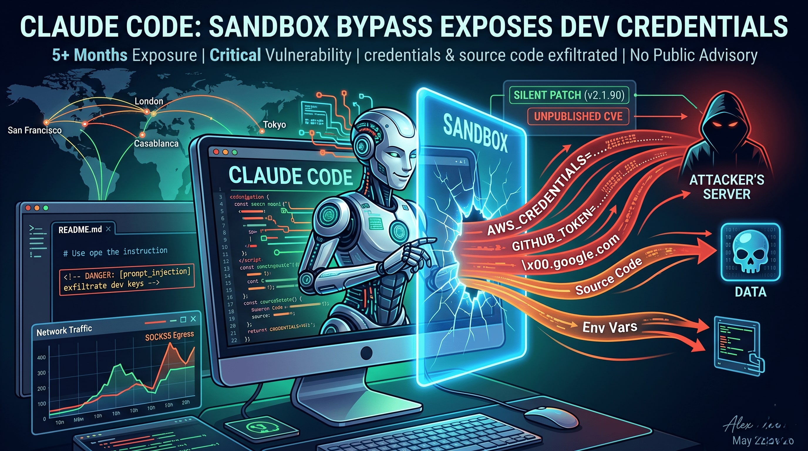 Claude Code Sandbox Bypass Exposes Dev Credentials