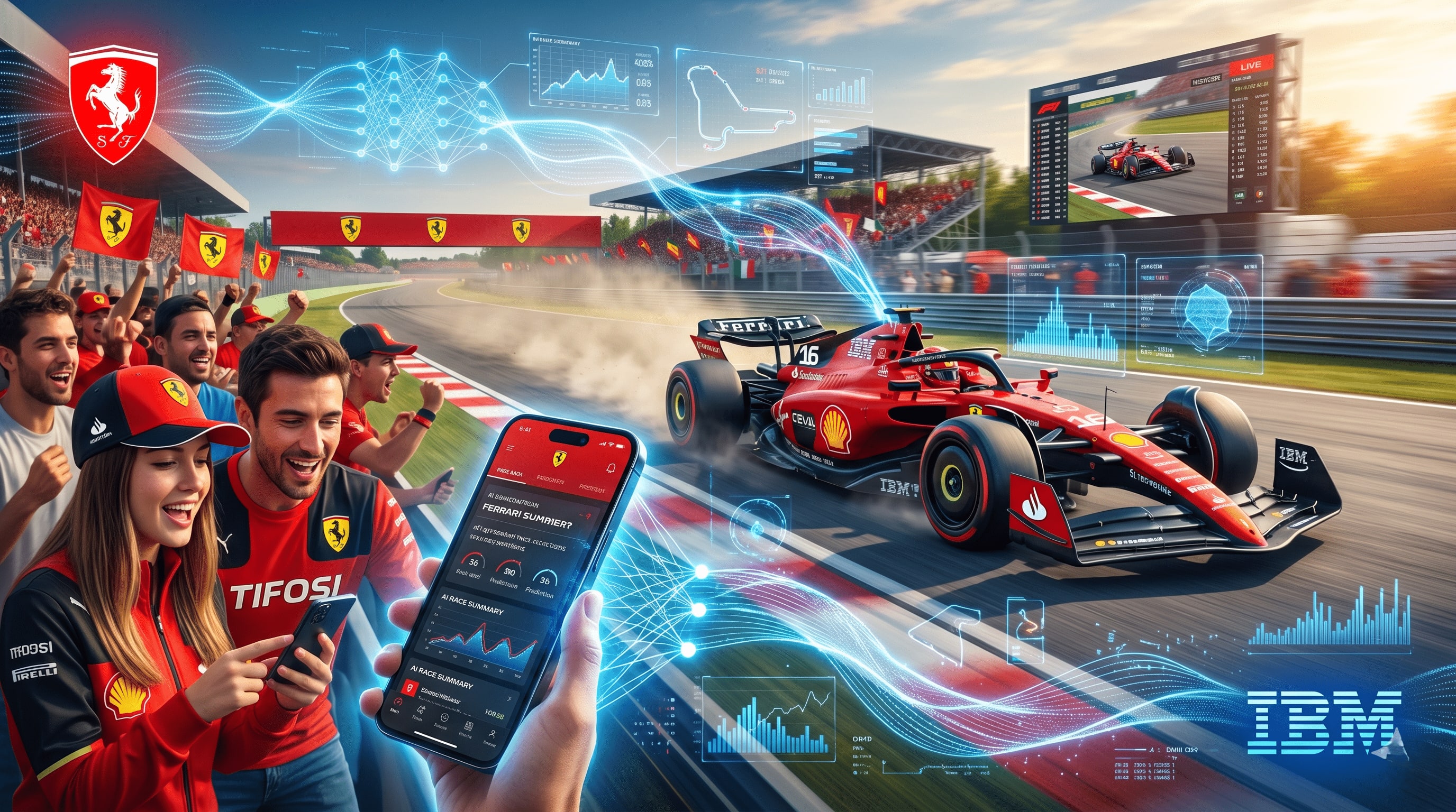 Ferrari & IBM AI: Transforming the Global F1 Fan App
