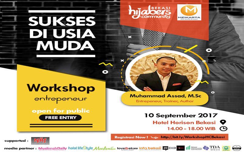 EVENT : Hijabers Community "Workshop Entrepeneur Sukses Di Usia Muda"