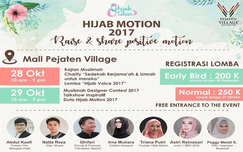EVENT : "Raise and Share Positive Motion by Hijab Motion"
