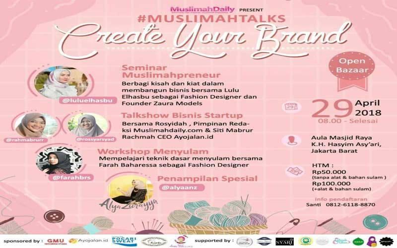 EVENT : MuslimahPreneur : Create Your Brand