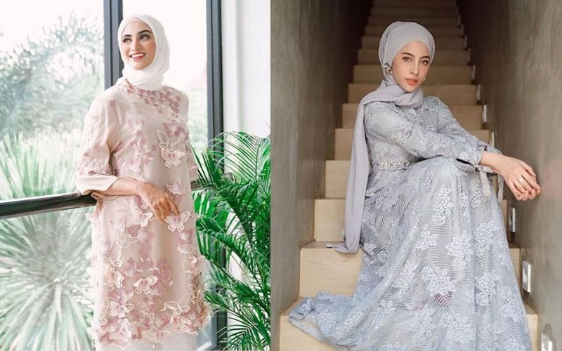 Inspirasi 5 Baju Kondangan Bahan Brokat ala Selebgram