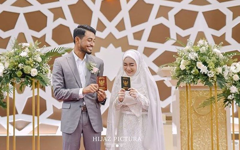 10 Potret Kebahagiaan Pernikahan Hawaariyyun dan Dena Haura