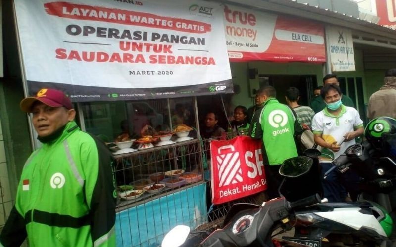 Berikut 50 Warteg di Jabodebatek yang Sediakan Makan Gratis