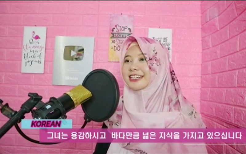 Unik, Adinda Negara Cover Lagu Aisyah Pakai 5 Bahasa