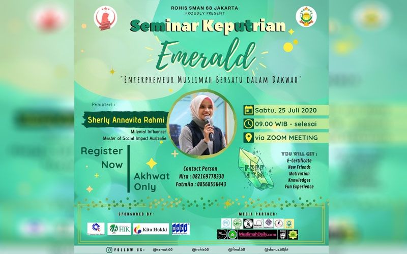 EVENT: EMERALD - Seminar Keputrian Akbar Rohis 68 Jakarta 2020