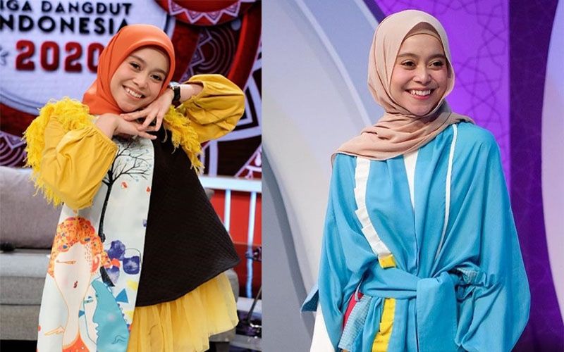 7 Potret Hijab Lesty Kejora, Penuh Layer dan Berani Main Warna