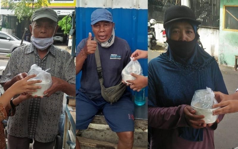 Muslimahdaily Community Tebar Berkah Jumat Berupa Nasi