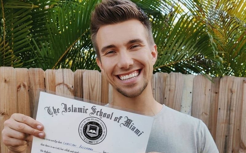 Chistian Betzmann, Memilih Mualaf setelah Satu Tahun di Pakistan