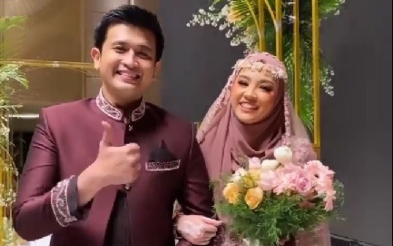 Aktor dan Hafidz Hamas Syahid Resmi Menikahi Mercellia Dwi Anti