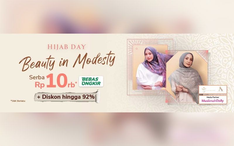 Tetap up to date dan glow up di masa PPKM dengan Hijab Day