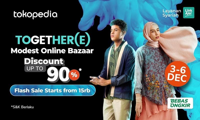 Ngulik dan belanja fashion runway di bazaar online Together(e) x Tokopedia