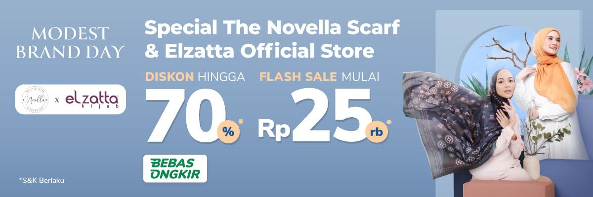 Modest Brand Day Spesial The Novella Scarf & elzatta Official Store