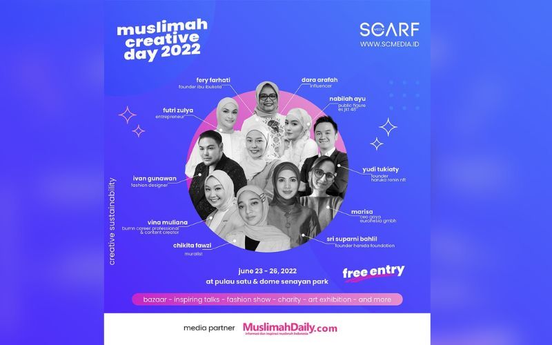 Muslimah creative day 2022, manjakan pengunjung dengan ribuan hadiah