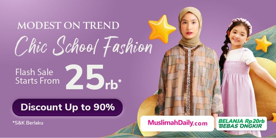 Modest on Trend - Fun School and Play Date Disc up to 90% + Flash sale mulai dr 25rb
