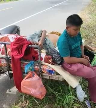 Kisah Rahmat, Bocah yang Rela Tembus Ratusan Kilometer dengan Becak  Demi Antar sang Ayah Berobat