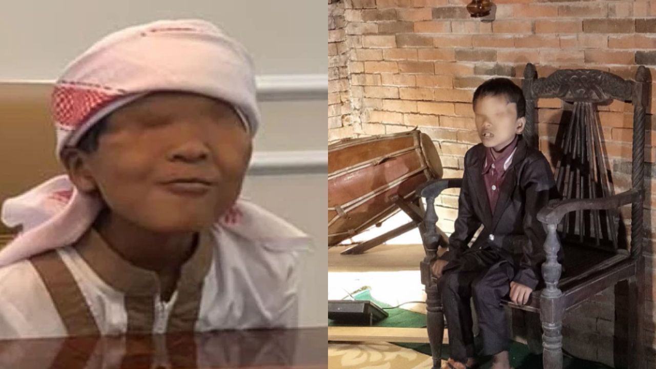 Azzam, Tak Memiliki Kelopak Mata Tampil Merdu Melantunkan Shalawat di 1 Abad NU Sidoarjo