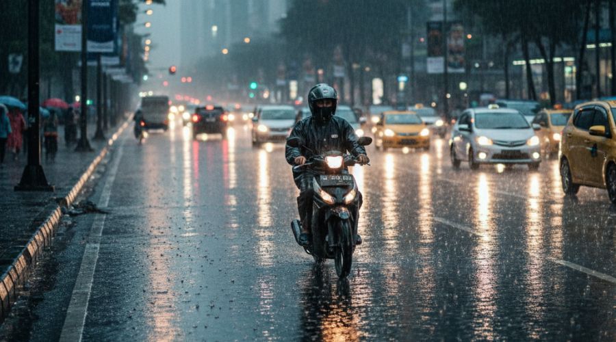 BRIN Temukan Mikroplastik di Air Hujan, Menkes Imbau Warga Jakarta Tak Keluar Rumah