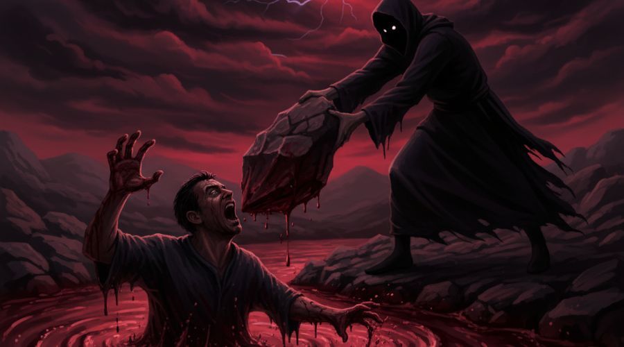 Naudzubillah, Ditenggelamkan Di Sungai Darah Azab Mengerikan bagi Para Pemakan Riba