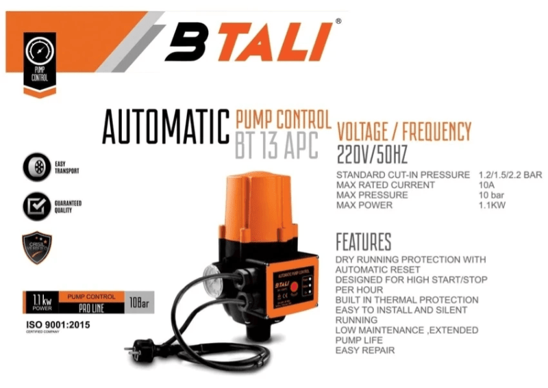 BTALI BT-13 Automatic Pump Controller image 2